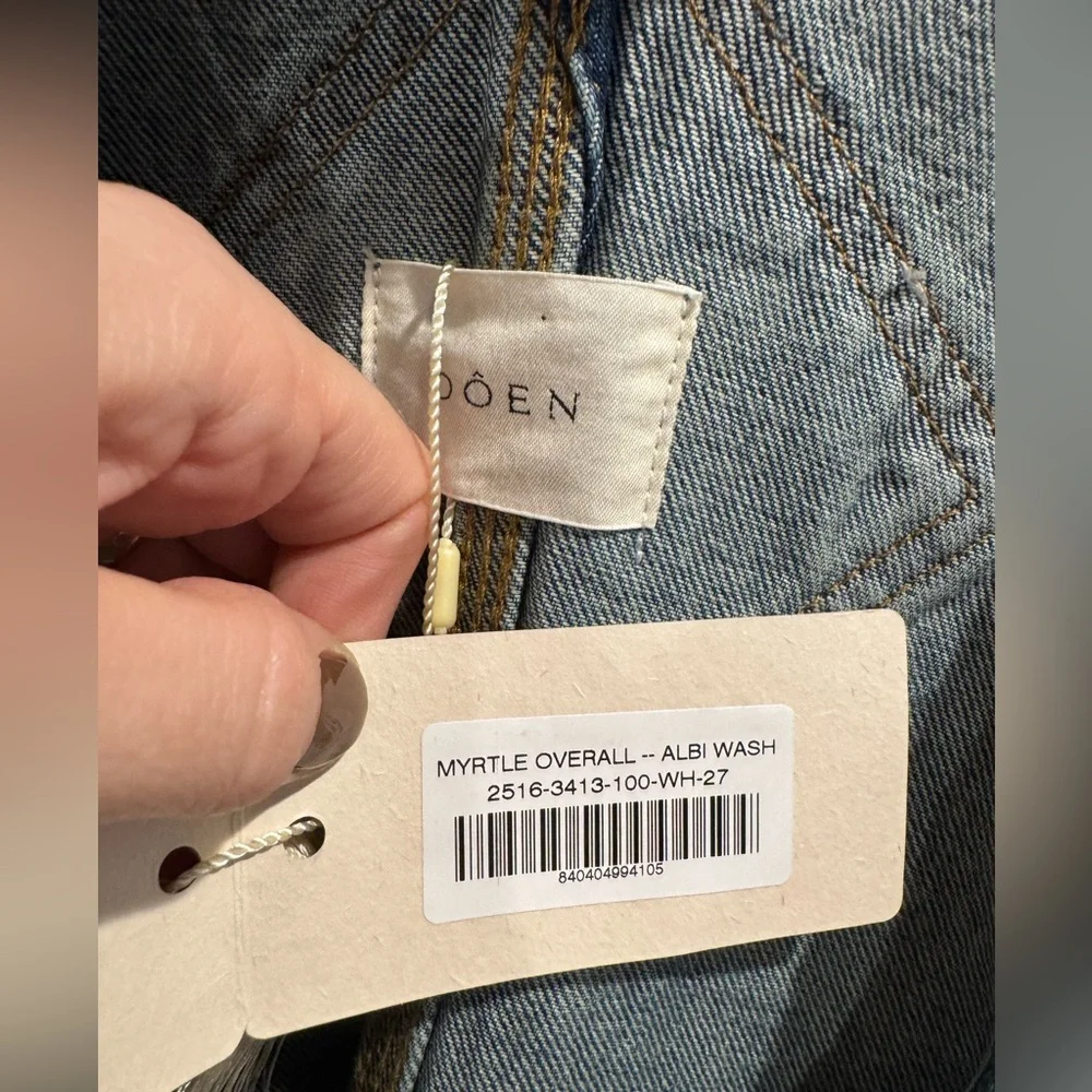 NWT Doen Myrtle overalls in Albi wash - Picture 6 of 8